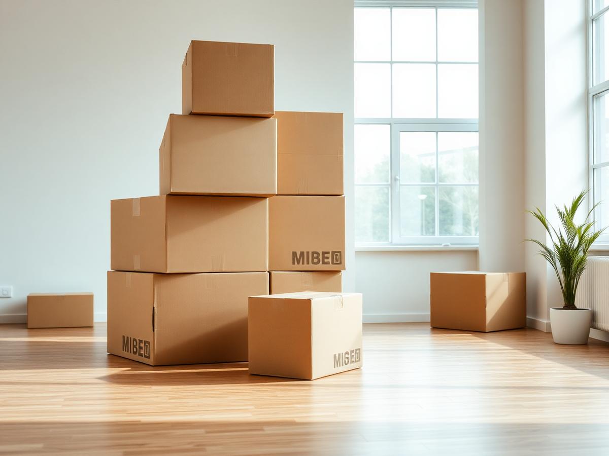 Boxes packed and ready